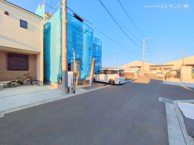 神奈川県相模原市中央区田名の新築戸建てシート写真 2025年11月6日撮影