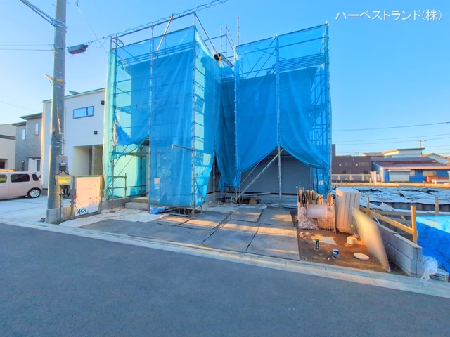 神奈川県相模原市中央区田名の新築戸建てシート写真 2025年12月3日撮影