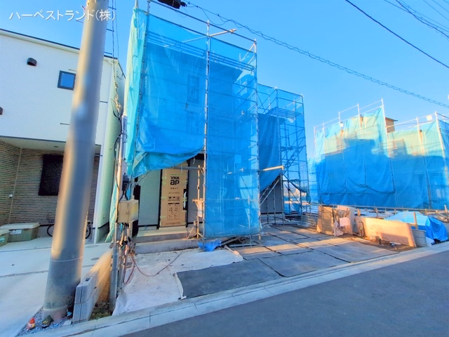 神奈川県相模原市中央区田名の新築戸建てシート写真 2025年12月3日撮影