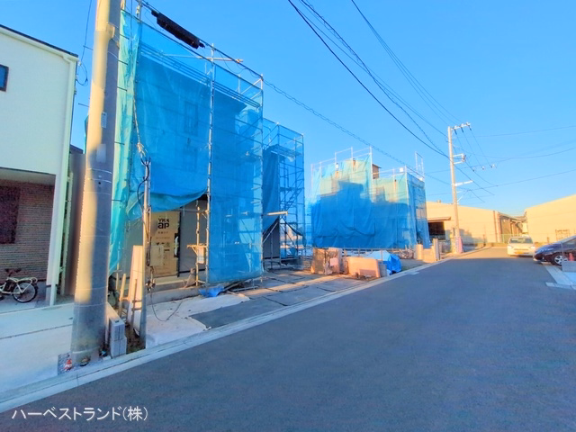 神奈川県相模原市中央区田名の新築戸建てシート写真 2025年12月3日撮影