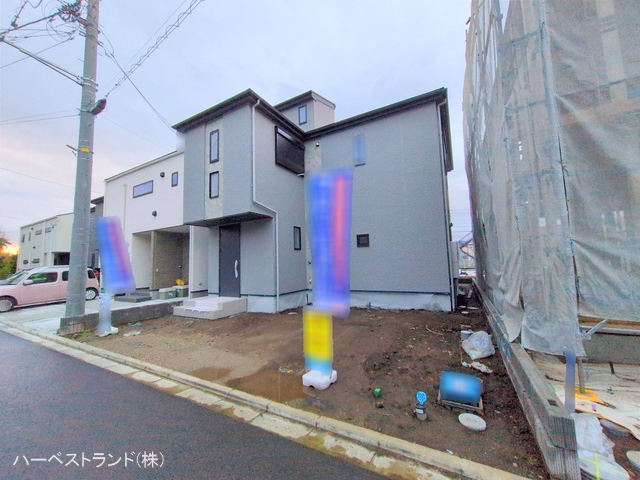 神奈川県相模原市中央区田名の新築戸建て外構写真 2025年12月21日撮影