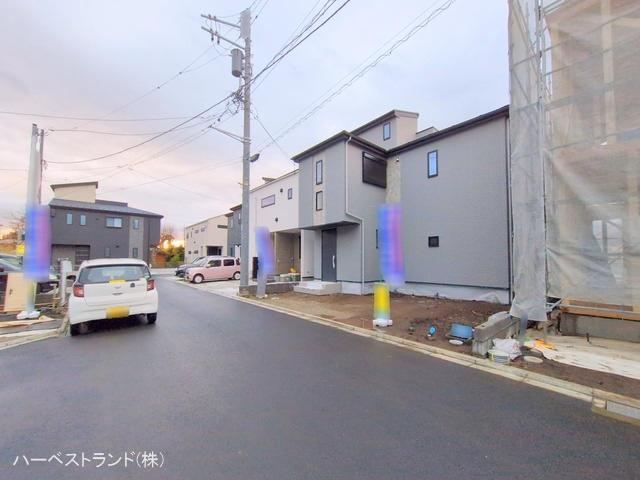 神奈川県相模原市中央区田名の新築戸建て外構写真 2025年12月21日撮影