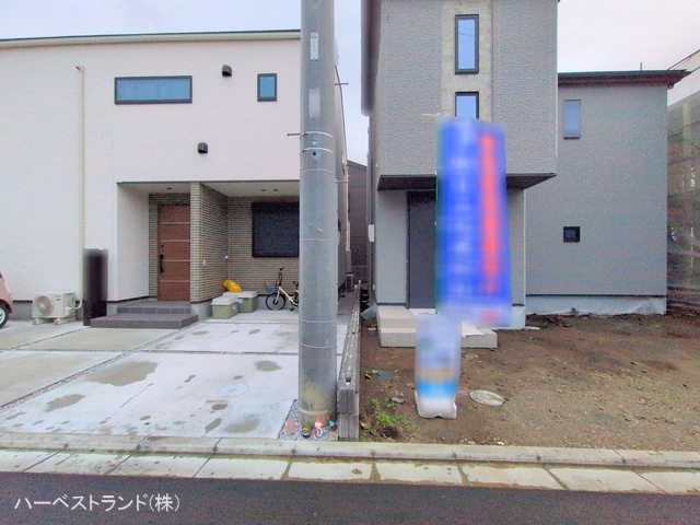 神奈川県相模原市中央区田名の新築戸建て外構写真 2025年12月21日撮影