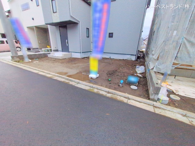 神奈川県相模原市中央区田名の新築戸建て外構写真 2025年12月21日撮影