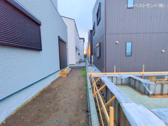神奈川県相模原市中央区田名の新築戸建て外構写真 2025年12月21日撮影