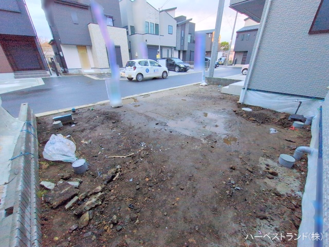 神奈川県相模原市中央区田名の新築戸建て外構写真 2025年12月21日撮影