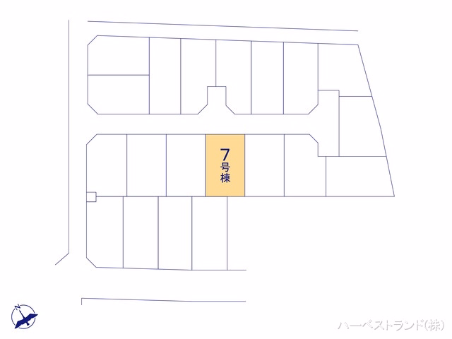 神奈川県相模原市中央区田名の新築戸建て全体区画図 ※図面と異なる場合は現況を優先