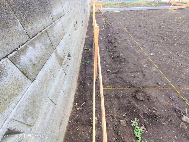 神奈川県横浜市瀬谷区南台１丁目の新築戸建て基礎写真 2025年10月19日撮影