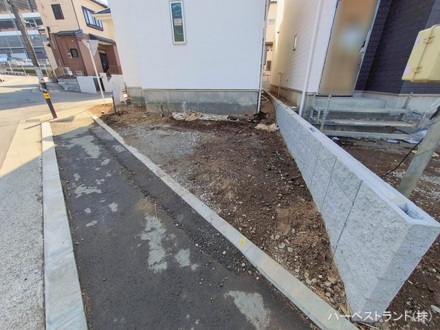 神奈川県綾瀬市小園南２丁目の新築戸建て外構写真 2026年1月26日撮影