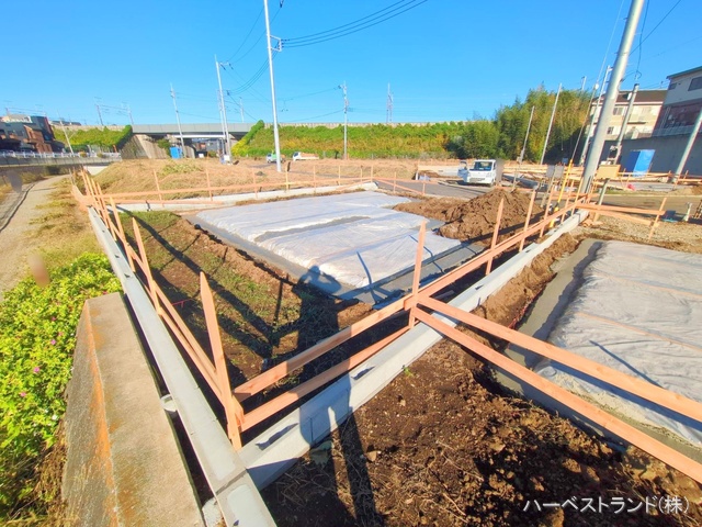 神奈川県大和市福田の新築戸建て基礎写真 2025年11月3日撮影