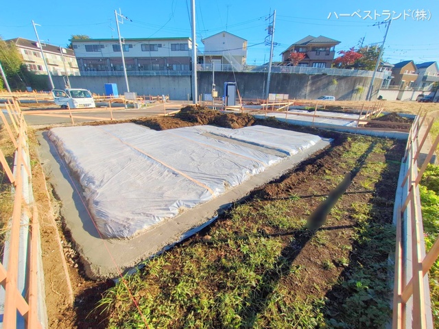 神奈川県大和市福田の新築戸建て基礎写真 2025年11月3日撮影