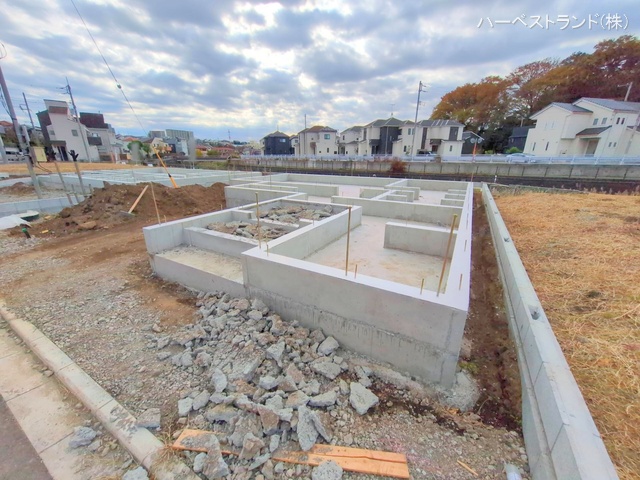 神奈川県大和市福田の新築戸建て基礎写真 2025年11月17日撮影