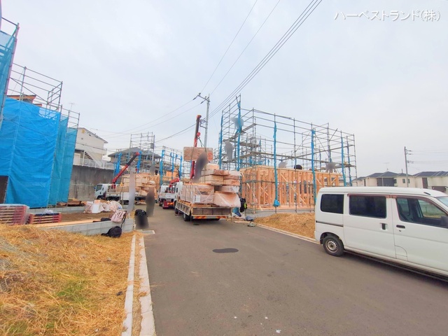 神奈川県大和市福田の新築戸建て上棟写真 2025年12月2日撮影