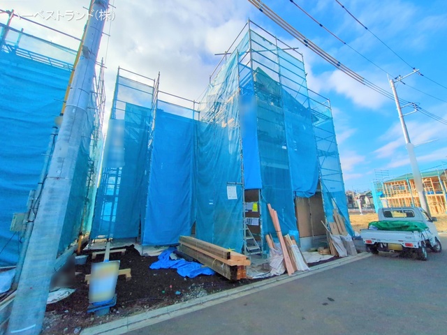 神奈川県大和市福田の新築戸建て上棟写真 2025年12月17日撮影