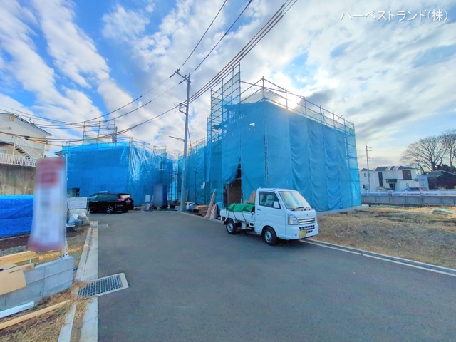 神奈川県大和市福田の新築戸建て上棟写真 2025年12月17日撮影