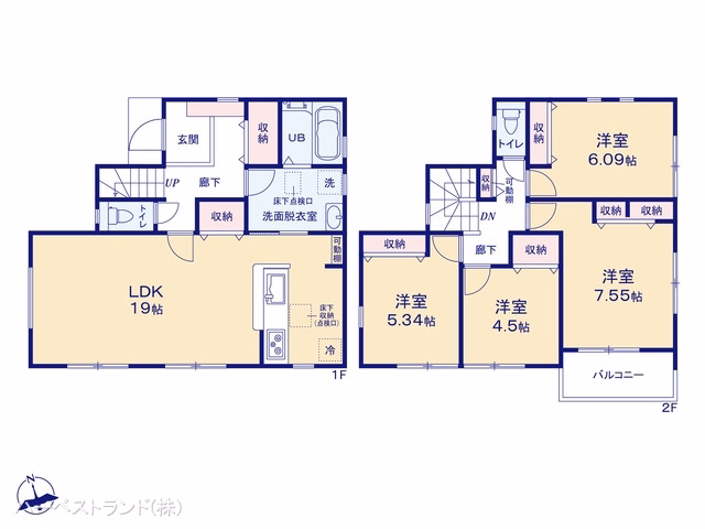 大和市福田(戸建)04 間取図