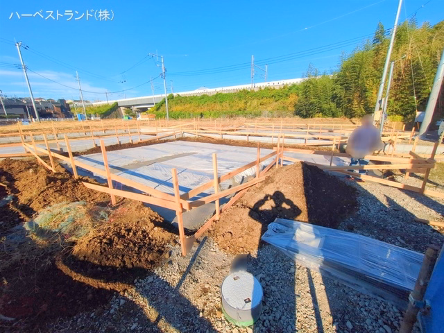 神奈川県大和市福田の新築戸建て基礎写真 2025年11月3日撮影