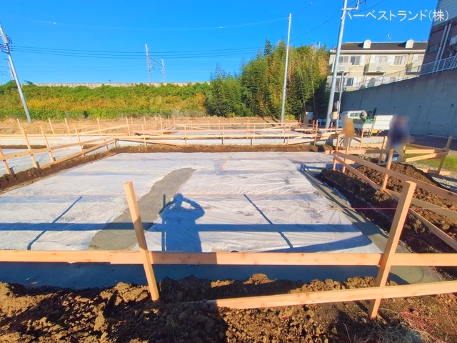 神奈川県大和市福田の新築戸建て基礎写真 2025年11月3日撮影
