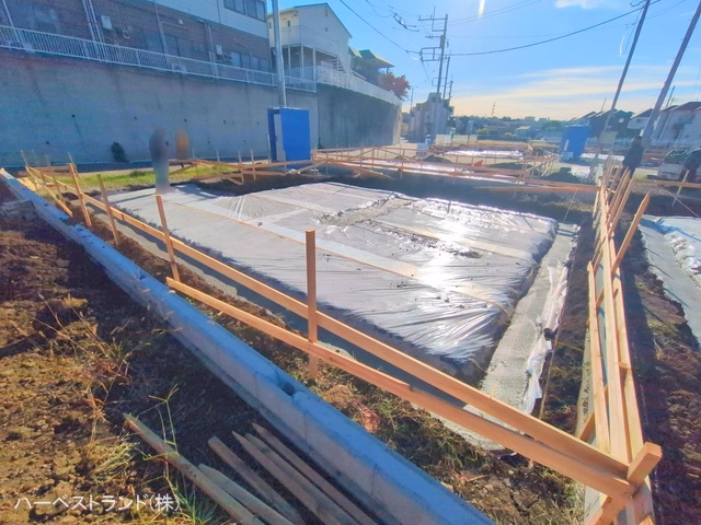 神奈川県大和市福田の新築戸建て基礎写真 2025年11月3日撮影