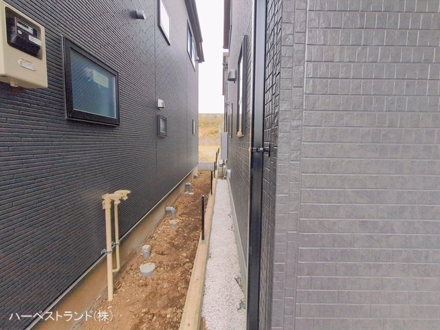 神奈川県大和市福田の新築戸建て外構写真 2026年1月27日撮影