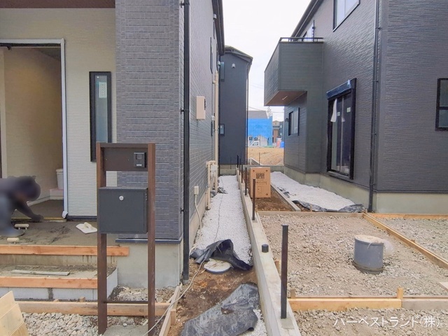 神奈川県大和市福田の新築戸建て外構写真 2026年1月27日撮影