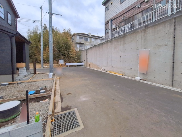 神奈川県大和市福田の新築戸建て外構写真 2026年1月27日撮影