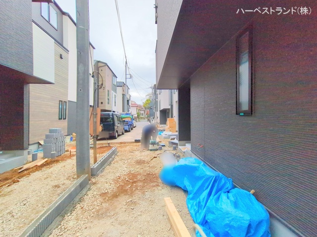 神奈川県川崎市高津区明津の新築戸建て外構写真 2025年11月5日撮影