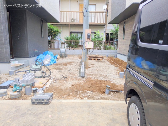 神奈川県川崎市高津区明津の新築戸建て外構写真 2025年11月5日撮影