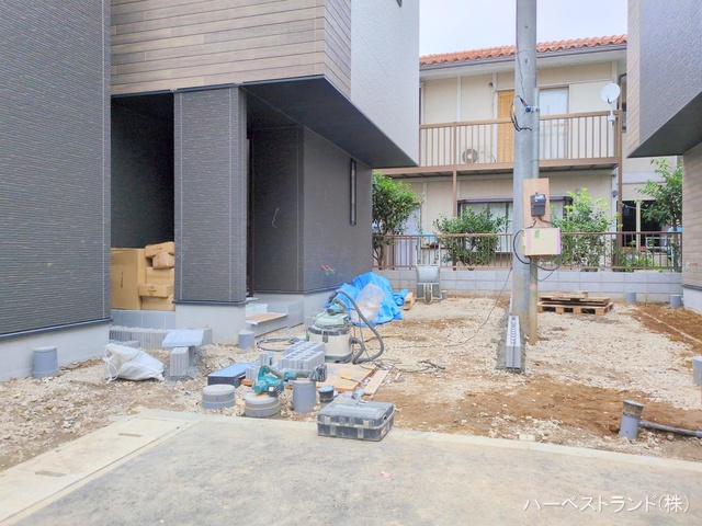 神奈川県川崎市高津区明津の新築戸建て外構写真 2025年11月5日撮影