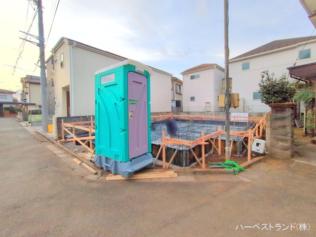 東京都立川市一番町1丁目の新築戸建て基礎写真 2025年12月10日撮影