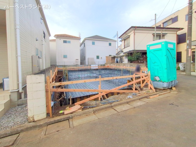 東京都立川市一番町1丁目の新築戸建て基礎写真 2025年12月10日撮影