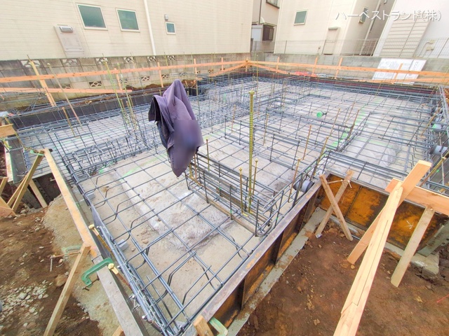 東京都立川市一番町１丁目の新築戸建て基礎写真 2025年12月10日撮影