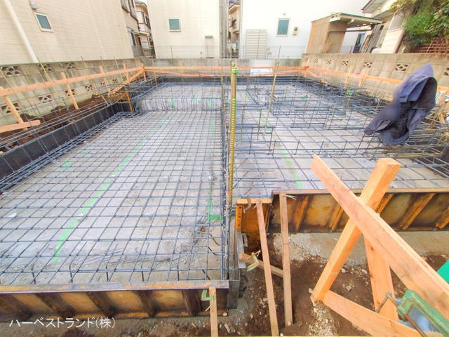 東京都立川市一番町１丁目の新築戸建て基礎写真 2025年12月10日撮影