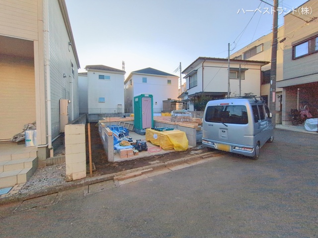 東京都立川市一番町1丁目の新築戸建て上棟写真 2026年1月8日撮影