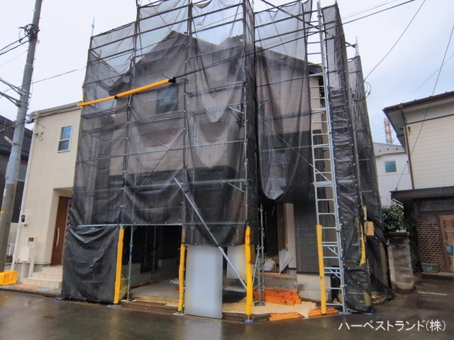 東京都立川市一番町1丁目の新築戸建てシート写真 2026年3月2日撮影