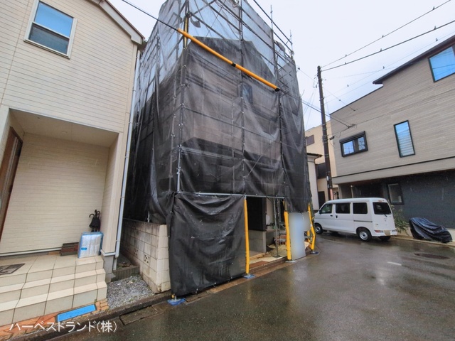 東京都立川市一番町1丁目の新築戸建てシート写真 2026年3月2日撮影