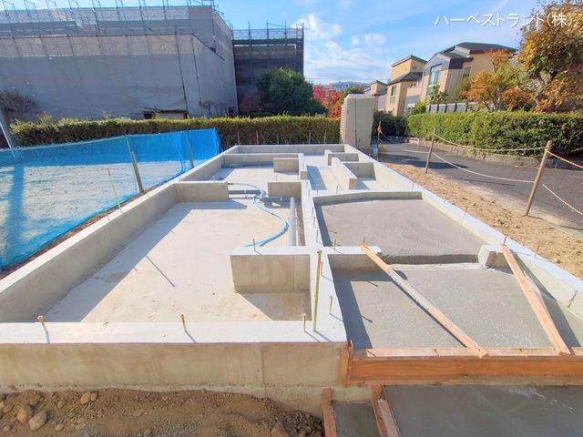神奈川県横浜市青葉区鴨志田町の新築戸建て基礎写真 2025年11月17日撮影