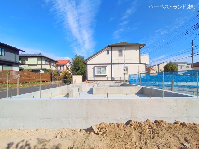 神奈川県横浜市青葉区鴨志田町の新築戸建て基礎写真 2025年11月17日撮影