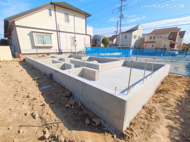 神奈川県横浜市青葉区鴨志田町の新築戸建て基礎写真 2025年11月17日撮影