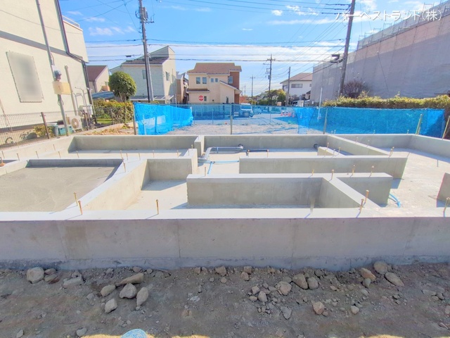 神奈川県横浜市青葉区鴨志田町の新築戸建て基礎写真 2025年11月17日撮影