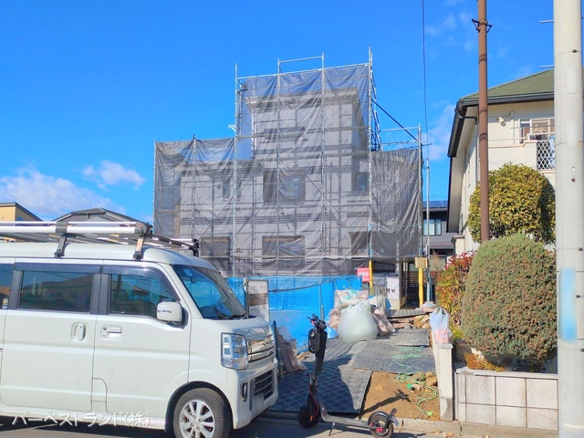 神奈川県横浜市青葉区鴨志田町の新築戸建てシート写真 2025年12月14日撮影