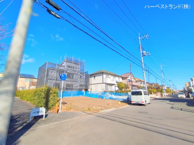 神奈川県横浜市青葉区鴨志田町の新築戸建てシート写真 2025年12月14日撮影