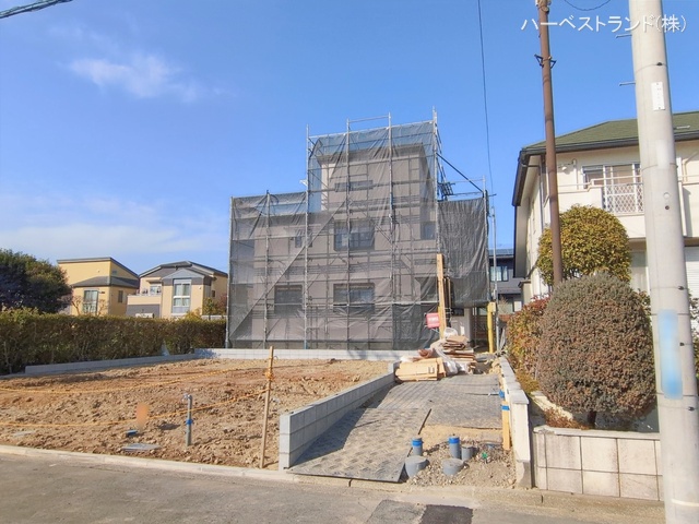 神奈川県横浜市青葉区鴨志田町の新築戸建てシート写真 2026年1月18日撮影