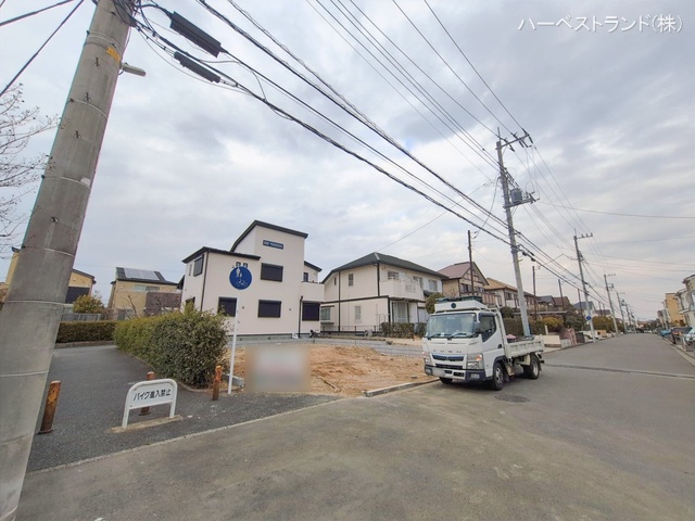 神奈川県横浜市青葉区鴨志田町の新築戸建て外構写真 2026年2月15日撮影