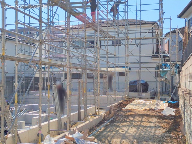 神奈川県川崎市高津区千年の新築戸建て基礎写真 2025年11月25日撮影