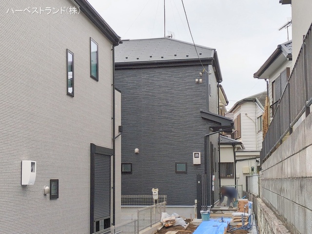 神奈川県川崎市高津区千年の新築戸建て外構写真 2026年2月9日撮影