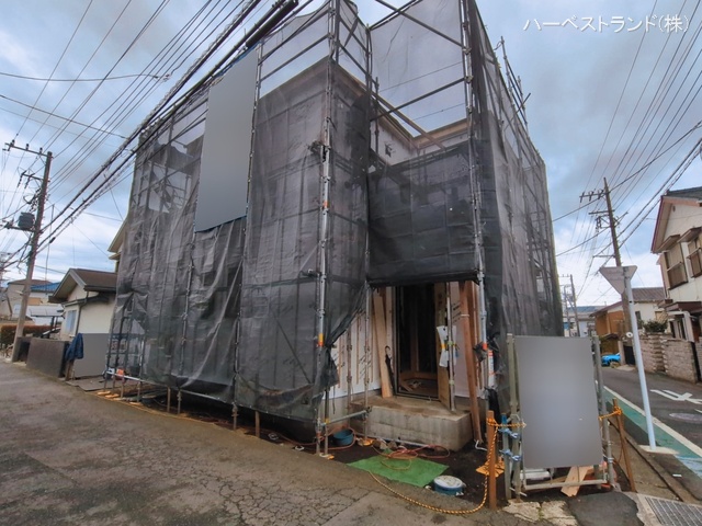 神奈川県座間市相模が丘4丁目の新築戸建てシート写真 2026年3月18日撮影