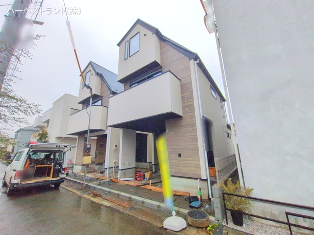 東京都立川市錦町２丁目の新築戸建て外構写真 2025年12月23日撮影