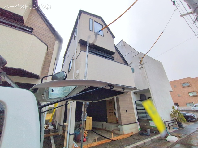 東京都立川市錦町２丁目の新築戸建て外構写真 2025年12月23日撮影