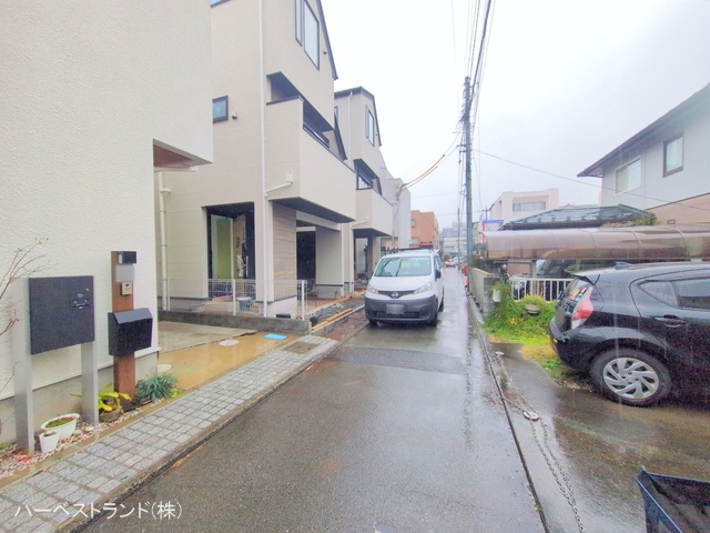東京都立川市錦町２丁目の新築戸建て外構写真 2025年12月23日撮影